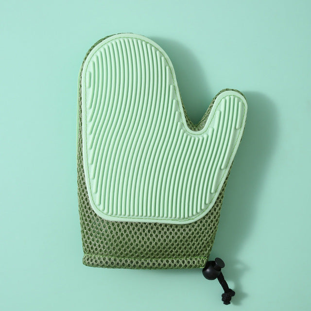 Guantes de mimos y depilación para mascotas