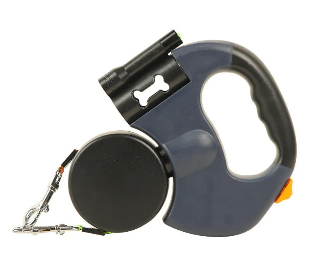 Dual Retractable Dog Leash — 3 m Per Lead