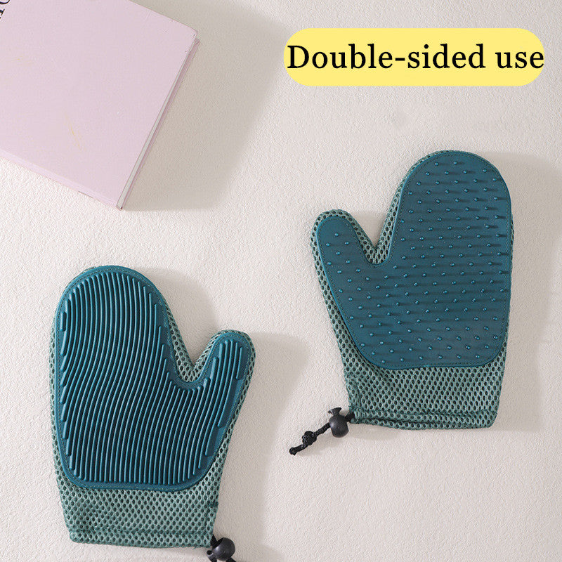 Guantes de mimos y depilación para mascotas
