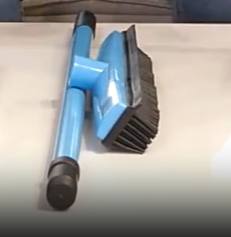Escoba para pelo de mascotas con cabezal lavable